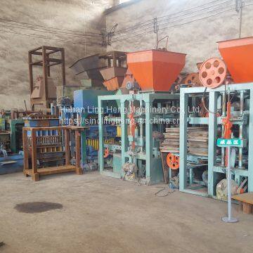 LINGHENG QT4-25 AUTOMATIC HOLLOW CEMENT BLOCK BRICK MAKING MACHINE PAVER BRICK MACHINE photo-4