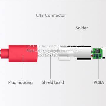 Multi 8-pin USB 2.0 Nylon Braided Cable for IPhone 5S/6/6S Plus Charger and All IOS Systems Devices photo-3