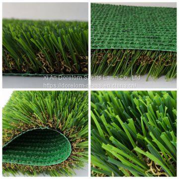 High Dtex of Yarn Artificial Turf With 4 Tones,U Shape Synthetic Grass photo-5