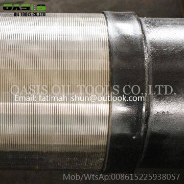 8'' 12'' Wedge Wire Wrapped Well screens and API perforated base pipe