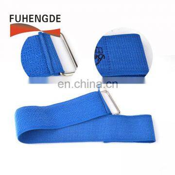 Manufacturer Custom Blue Stretchable Cinch Straps With Logo Printing