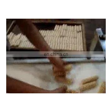 chocolate puffed rice candy roller machine cereal bar cutting machine