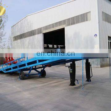 7LYQ Shandong SevenLift mobile yard dock unloading drive on hydraulic car ramps