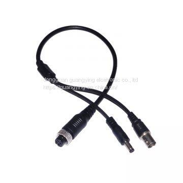 M12 Aviation Male Plug Transfer Cable