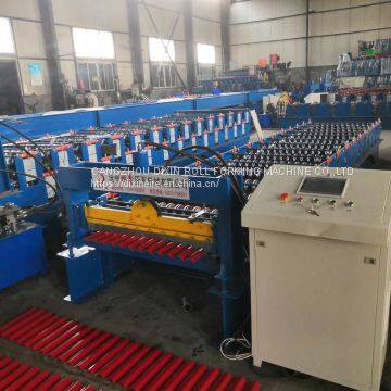 China Products Corrugated Aluminium Zinc Roll Sheet Tile Making Forming Roofing Machine photo-2