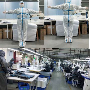 Sterilization Disposable Medical Protection Suit Coverall Protective Clothing