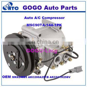 MSC90TA Auto A/C Compressor for MITSUBISHI Rosa BUS OEM MK624683 AKC200A251B AKC011H258V photo-2