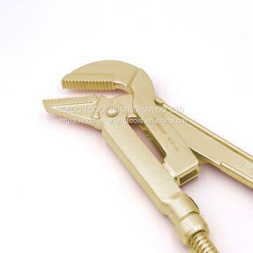 WEDO Non Sparking Aluminium Bronze DIN5234 Water Pump Pliers, Swedish Type 45° photo-4