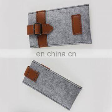 Online Shop China Notebooks Envelope Design Adjustable Shoulder Strap Felt Laptop Bag 15.6 Inch