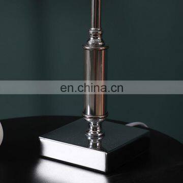 UK Hotel Family Luxury Decoration Creative Lampshade Design Metal Warm Energy-saving Table Lamp photo-5
