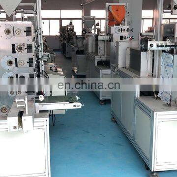 In Stock Supply High Efficiency One Drag Two Plane Face Mask Making Machine photo-5