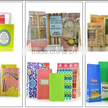 Custom eco feature food,gift paper packaging bag