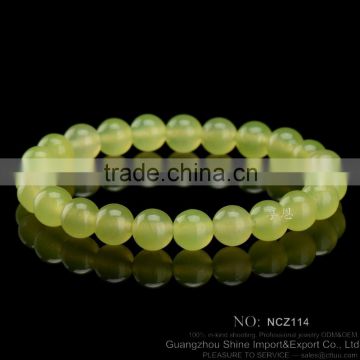 China cheap jewelry malaysian jade bead stretch rosary bracelet