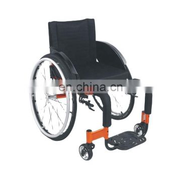 2021 hot sell Outdoor Exercise Aluminum Lightweight Leisure Sport Wheelchair for Disabled