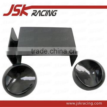 CARBON FIBER TEA TABLE AND TWO APPLE STYLE SEAT (JSK401104)