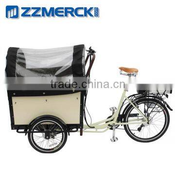 Child transport 3 wheel tricycle with safety belt