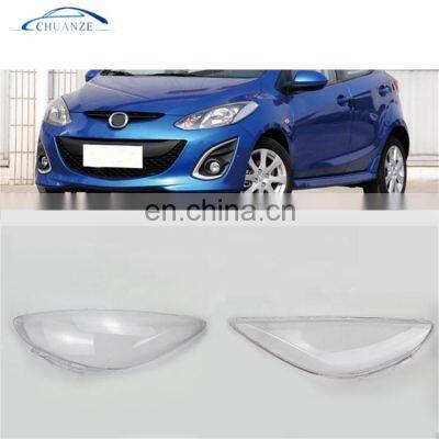 HOT SELLING Car Transparent Headlight Glass Lens Cover for Mazd2 (09-14 Year)