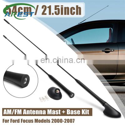 1pc Car Radio AM/FM Roof Antenna Aerials Mast + Base Kit For Ford For Focus Models 2000-2007 XS8Z-18919-AA XS8Z18919AA