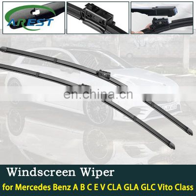 Car Wiper Blade for Mercedes Benz A B C E V CLA GLA GLC W176 W246 W205 W213 S213 W447 C117 X156 X253 Vito Class Car Accessories