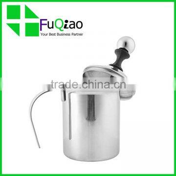 OEM Service Customed Logo Kitchen Appliances Milk Coffee Makers stainless steel manual milk frother