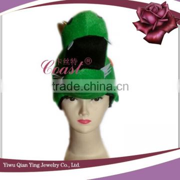 funny green adult dragon head shaped party hats