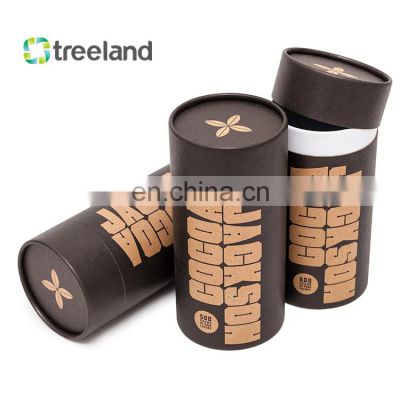 Round Tube Box Custom Designed Cylinder Paper Container Gift Storage