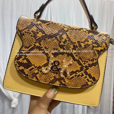 2021 Trendy Fashion Snake Skin Crossbody Bag Famous Brand Women Purses Designer Myanmar Handbag for Women photo-2