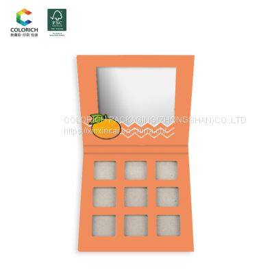 Customized eye shadow palette packaging material 6 holes 8 holes 12 holes empty color corrector palette