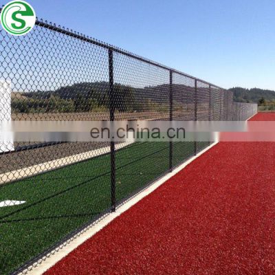 8 gauge 4mm PVC coated chain link iron wire mesh fence