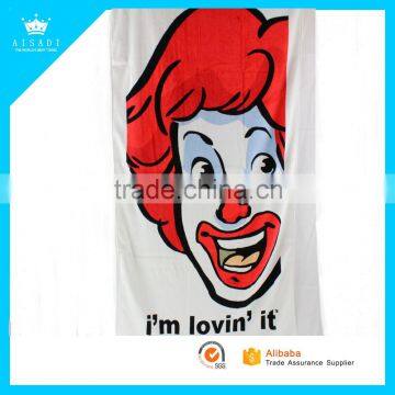 Professional advertising ad gift terry towel with customized LOGO