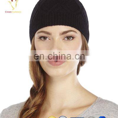 100% Wool Felt Crown Fold Knitted Hats photo-3