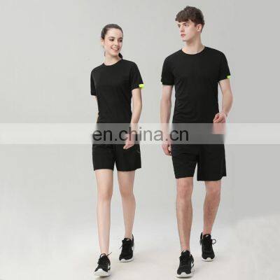 Wholesale Unisex Plain Dyed Custom Logo Quick Dry Polyester T Shirt photo-3
