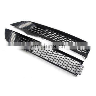Custom Car Accessories Black Front Grill Inserts Trim Honeycomb Mesh Grill Ring Cover Kit For Tesla Model Y photo-4