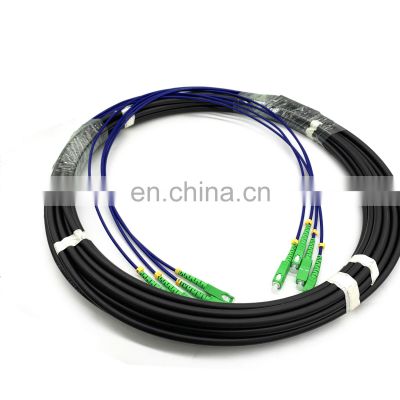 4 Core GYXTW SC APC Single mode G652D Optical Fiber Patch cord Fiber Jumper oudtoor gyxtw fiber optic Patch cord