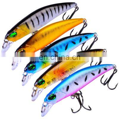 68mm/4.2 fishing bait hard bait China fishing silicone bass hooked  minnow casting  minnow fishing lures