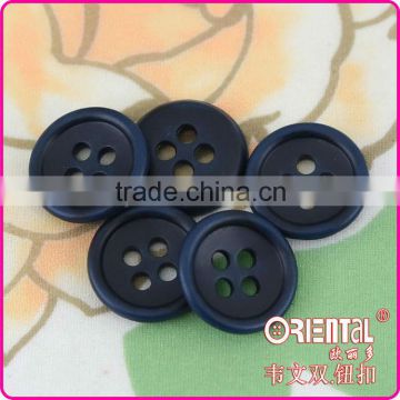 4holes dark blue urea buttons for suits