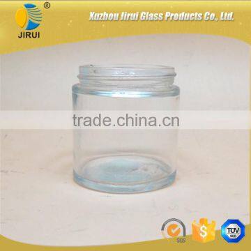 100ml Clear Glass Mason Jar with white lid