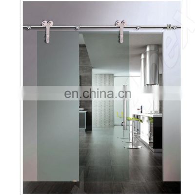 Stainless Steel SUS 304 sliding barn door hardware set modern barn door panel design