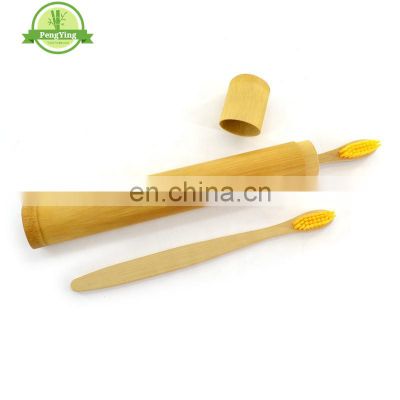 Adult Soft Bamboo Toothbrush Case