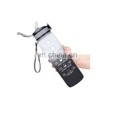 Customized logo sublimation BPA-free clear portable transparent outdoor drinking water sport mini plastic bottle