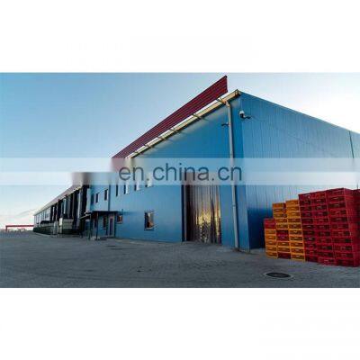 Multifunctional Ethiopia Prebuilt Multi Span Single Slope Prefabricated Structural Steel Industrial Workshop photo-2