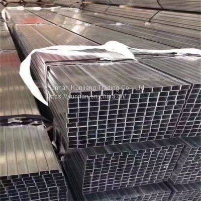 Yunnan Q235 Square Tube Wholesale Hot Dip Galvanized Square Tube 40 * 80 * 3 Square Tube Kunming Sales Square Tube photo-2