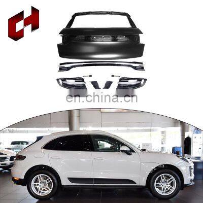 CH Wholesale Vehicle Modification Parts Rear Diffuser Front Lip Support Kit Body Parts For Macan 2014-2017 to 2018-2021 photo-4