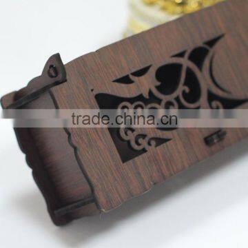 2016 Hot Sale Creative Ideal Laser Cut Wooden Box Wedding Invitation Card Quality Choice