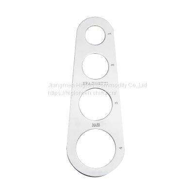 Kitchen Measuring Tool Stainless Steel Spaghetti Noodle Cake Pizza Measurer for Pasta photo-2