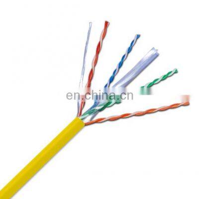 Certified 23awg Cat 6 Pure Copper Twisted Pairs Network Cable Cat6 Utp Cable 305m Ethernet cable