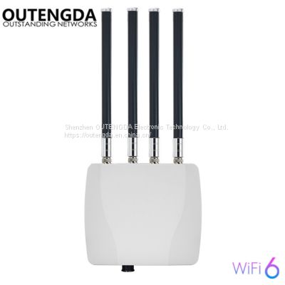 802.11AX WIFI6 3600Mbps Outdoor wieless access point Dual band 2.4&5.8GHz outdoor POE router For farm outdoor IP67 waterproof AP Router