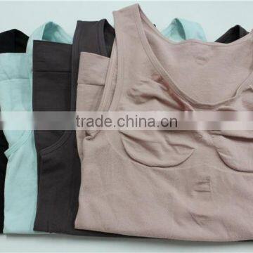We Have Stocks For Mix Colors Ladies Seamless Bodysuit Shapewear Tank Top Vest Undershirt 100pcs/Lot
