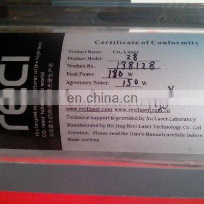 Factory w6 150w Reci Co2 Laser Tube photo-3