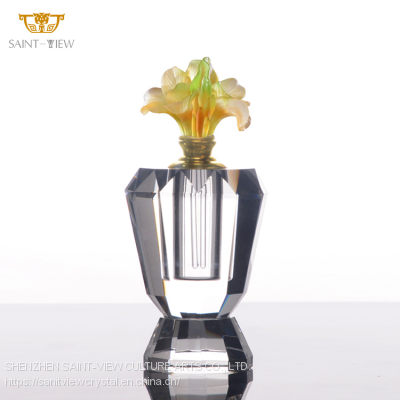 Custom Customize OEM ODM Aromatherapy Unique Fancy Mini 10ml 20ml 15ml Glass Crystal Perfume Bottle photo-2